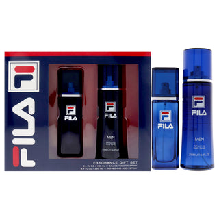 Fila by Fila for Men - 2 Pc Gift Set 3.4oz EDT Spray, 8.4oz Body Spray - A Perfect Fragrance Gift Set for Men