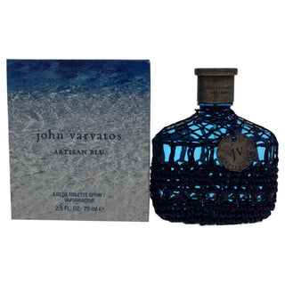 John Varvatos Artisan Blu For Men - 2.5 oz EDT Spray - Fresh and Timeless Fragrance