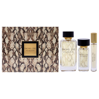 Fearless by Rachel Zoe for Women - 3 Pc Gift Set 3.4oz EDP Spray, 1oz EDP Spray, 0.34oz EDP Spray - Perfect Gift for Her
