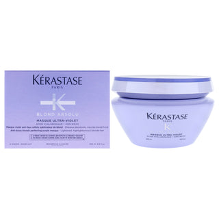 Kerastase Blond Absolu Ultra Violet Masque - Hydrating Purple Hair Mask for Unisex