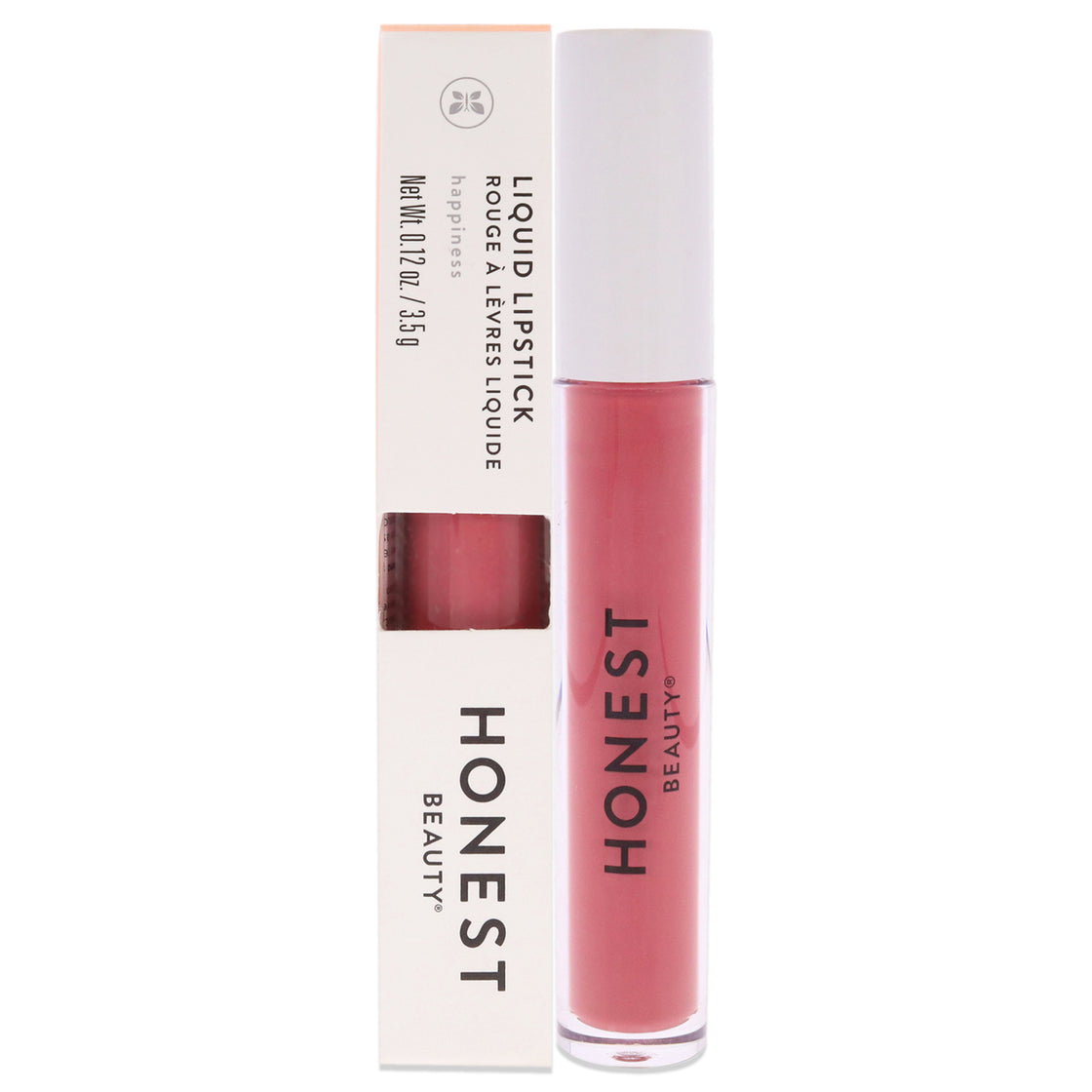 Liquid Lipstick - Happiness by Honest for Women - 0.12 oz Lipstick