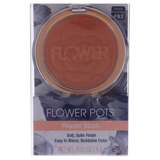 Flower Beauty Flower Pots Powder Blush in Peach Primrose for Women - 0.21 oz Blush