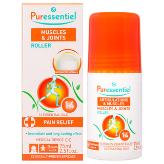 Puressentiel Muscles and Joints Roller - Soothing Aromatherapy Relief for Men and Women