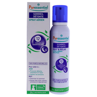 Rest and Relax Air Spray by Puressentiel for Unisex - 6.75 oz Room Spray - Soothing Aromatherapy for Home or Office