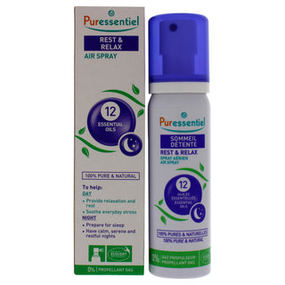 Puressentiel Rest and Relax Air Spray: A Soothing Solution for Unisex - 2.5 oz Spray