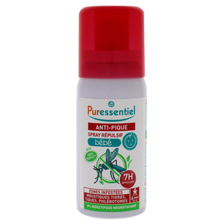 Puressentiel Anti-Sting Repellent Spray for Kids - Gentle Protection Against Bug Bites