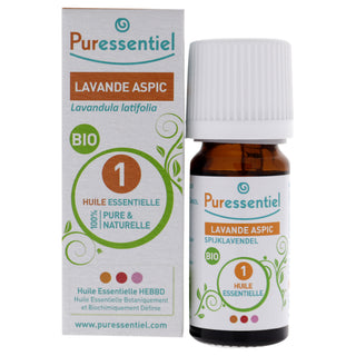 Organic Essential Oil - Spike Lavender by Puressentiel for Unisex - 0.3 oz Oil