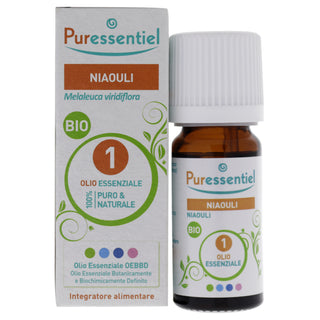 Organic Essential Oil - Niaouli by Puressentiel for Unisex - 0.3 oz Oil