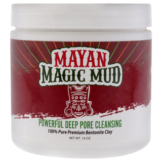 Mayan Magic Mud Powerful Deep Pore Cleansing Bentonite Clay Cleanser - 16 oz