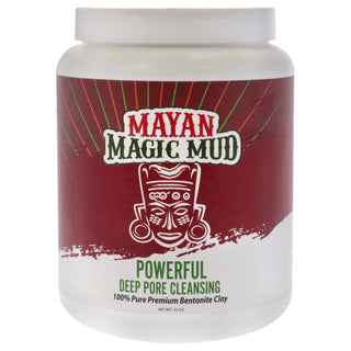 Powerful Deep Pore Cleansing Bentonite Clay Cleanser by Mayan Magic Mud - 32 oz Unisex Formula