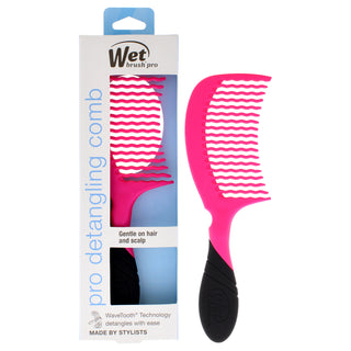 Wet Brush Pro Detangling Comb in Pink - Gentle Hair Detangler for All Hair Types