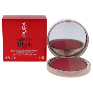 Extreme Blush Duo - 140 Radiant Flamingo - Glow Creamy by Pupa Milano for Women - 0.141 oz Blush