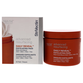 Strivectin Daily Reveal Exfoliating Pads - 60 Count Pads for Unisex