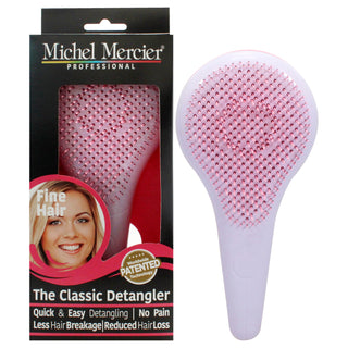 Michel Mercier Classic Detangler Fine Hair Brush - Pink-Purple, Unisex, 1 Pc