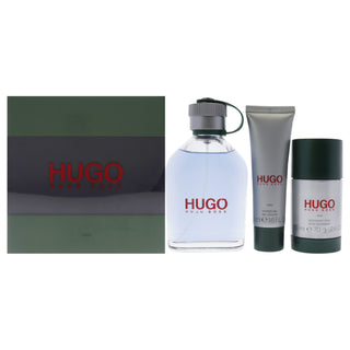 Hugo Boss Man by Hugo Boss for Men - 3 Pc Gift Set 4.2oz EDT Spray, 2.4oz Deodorant Stick, 1.6oz Shower Gel