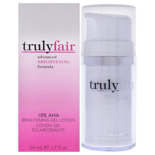 Truly Fair 10 Percent Aha Brightening Gel Lotion for Unisex - 1.7 oz Lotion