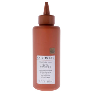 Moisture Rich Curl Shampoo by Kristin Ess for Unisex - 10 oz Shampoo