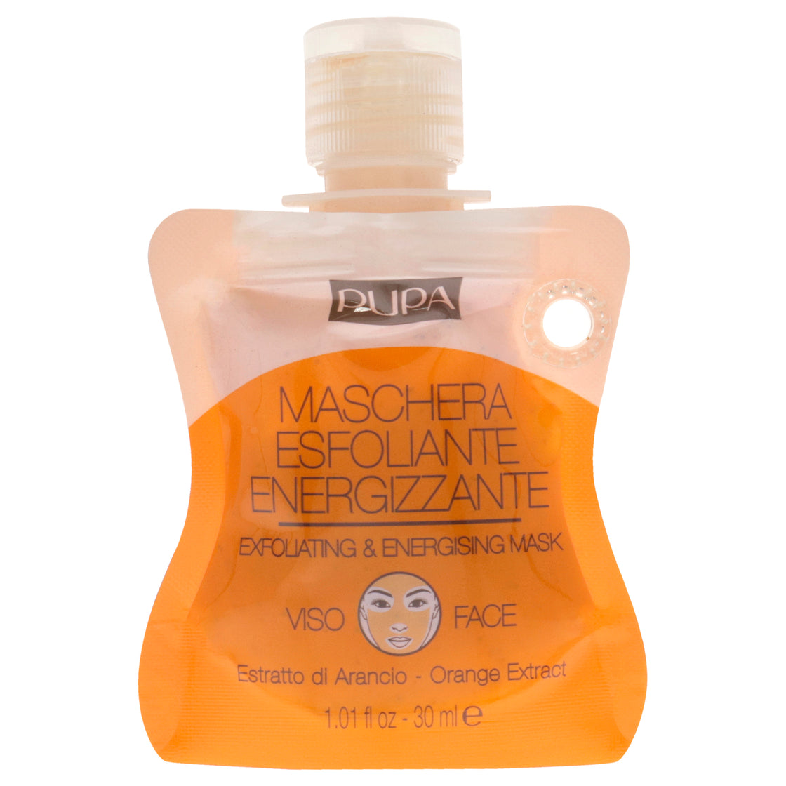 Exfoliating and Energizing Face Mask - Orange Extract by Pupa Milano for Unisex - 1.01 oz Mask
