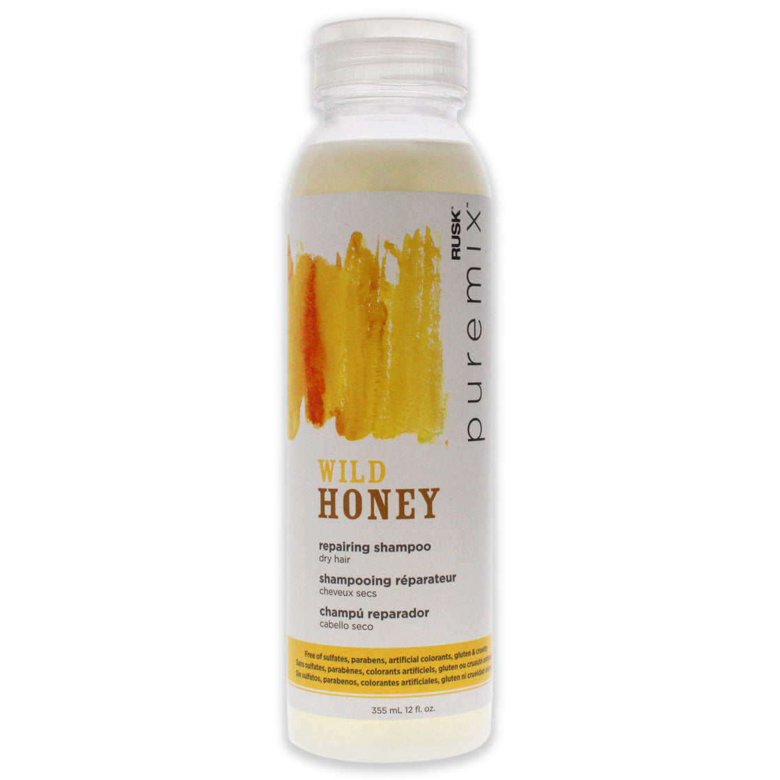 Puremix Wild Honey Repairing Shampoo - Dry Hair by Rusk for Unisex - 12 oz Shampoo