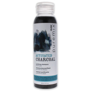 Puremix Activated Charcoal Purifying Shampoo by Rusk for Unisex - 12 oz Shampoo