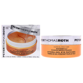 Peter Thomas Roth Potent-C Power Brightening Hydra-Gel Eye Patches - 60 Pc Patches for Unisex