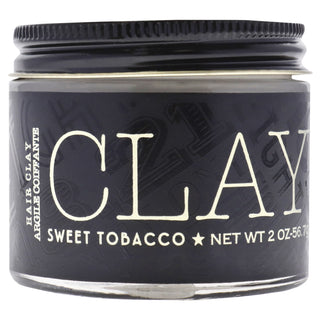 18.21 Man Made Clay - Sweet Tobacco for Men - 2 oz Clay - Styling Clay for Men