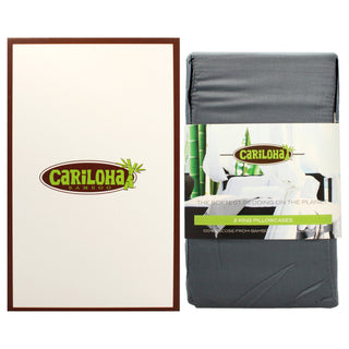 Soft and Luxurious Resort Bamboo Pillowcase Set in Blue Lagoon for King Size Beds - 2 Pc Pillowcase for Unisex