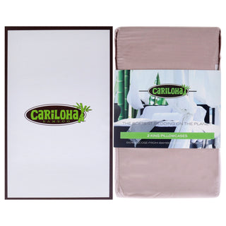 Luxuriously Soft Resort Bamboo Pillowcase Set in Blush-King - 2 Pc Pillowcases by Cariloha for Unisex