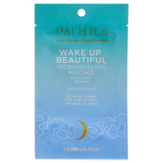 Pacifica Wake Up Beautiful Microneedling Patches - 4 Pc Unisex Patches for Radiant Skin
