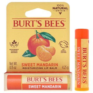 Burt's Bees Sweet Mandarin Moisturizing Lip Balm - 0.15 oz Lip Balm for Unisex