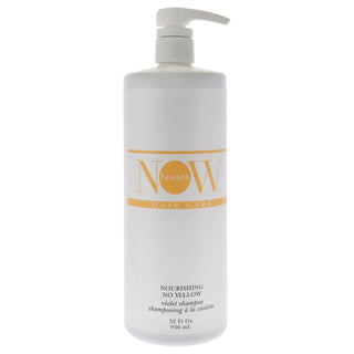 Nourishing No Yellow Shampoo by NOW Beauty for Unisex - 32 oz Shampoo