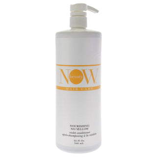 Nourishing No Yellow Conditioner by NOW Beauty for Unisex - 32 oz Conditioner