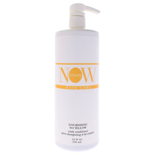 NOW Beauty Nourishing No Yellow Conditioner for Unisex - 32 oz Conditioner