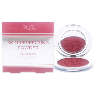 Pur Cosmetics Blushing Act Skin Perfecting Powder - Berry Beautiful for Women - 0.28 oz Powder - Enhance Your Glow with this Luxurious Powder