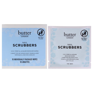 Get Clean and Beautiful Nails with Butter London Nail Scrubbers - 10 Pc Wipes for Women