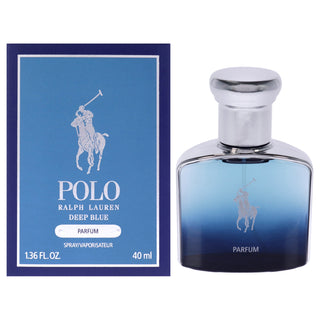 Ralph Lauren Polo Deep Blue Men's 1.36 oz Parfum Spray - Invigorating Fragrance for Men