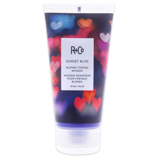 Sunset Blvd Blonde Toning Masque by R+Co for Unisex - 5 oz Masque
