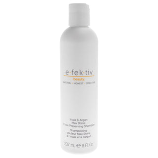 Inula Plus Argan Max Shine Color Preserving Shampoo by e.fek.tiv - 8 oz Shampoo for Unisex