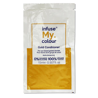 Infuse My Colour Gold Conditioner for Unisex - 0.507 oz Conditioner for Vibrant Hair