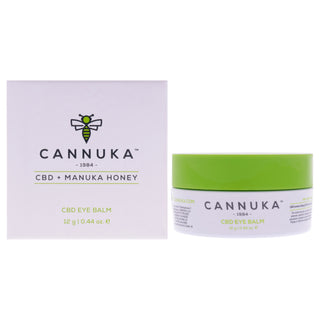 Cannuka Calming Eye Balm: Soothe and Refresh Tired Eyes with this Unisex Balm - 0.44 oz