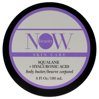 Luxurious Squalane Body Butter for Unisex - 6 oz - NOW Beauty