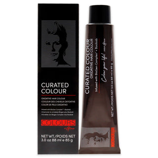 Colours By Gina Curated Colour 3.22-3VV Intense Dark Violet Brow for Unisex - 3 oz Hair Color