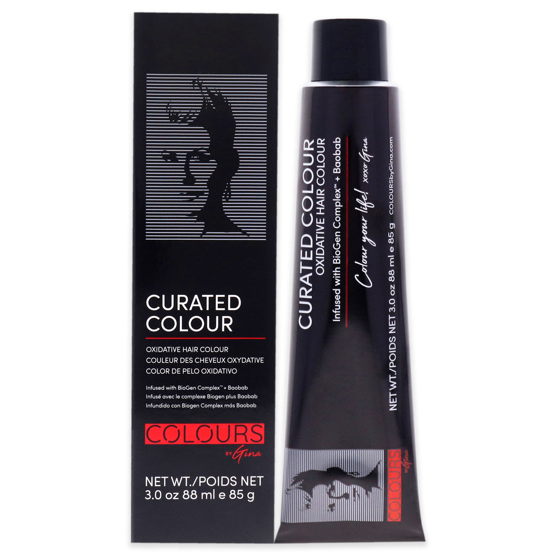 Curated Colour - 4.0-4N Natural Brown by Colours By Gina for Unisex - 3 oz Hair Color