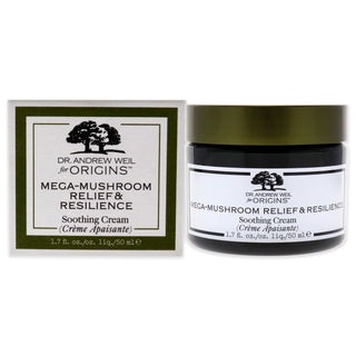 Dr. Andrew Weil for Origins Mega-Mushroom Relief and Resilience Soothing Cream - 1.7 oz Cream for Unisex