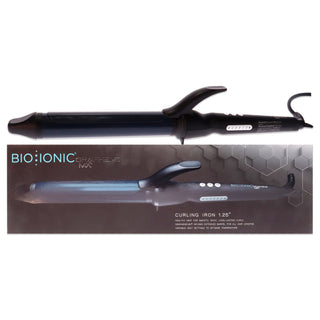 Bio Ionic Graphene MX Curling Iron - Blue for Women - 1.25 Inch Curling Iron