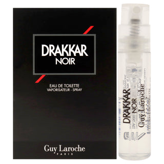 Guy Laroche Drakkar Noir for Men - 1.2 ml EDT Spray Vial, Classic Masculine Fragrance