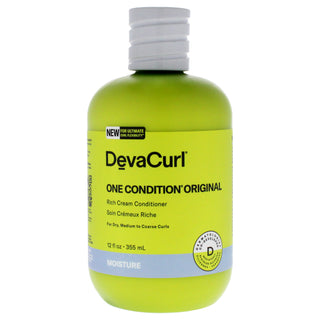 DevaCurl One Condition Original-NP 12 oz Conditioner for Unisex - Moisturizing and Nourishing Formula