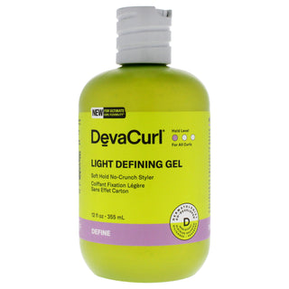 DevaCurl Light Defining Gel-NP for Unisex - 12 oz Gel