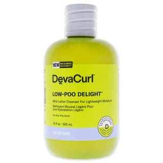 DevaCurl Low-Poo Delight Cleanser for Unisex - 12 oz Cleanser
