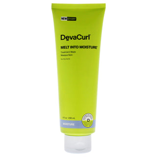 Melt Into Moisture Treatment Mask-NP by DevaCurl for Unisex - 8 oz Masque